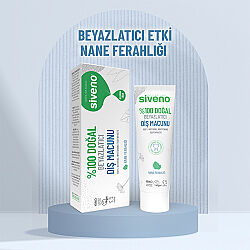 Siveno Doğal Diş Macunu Beyazlatıcı Nane Ferahlığı Florürsüz 65gr - 6