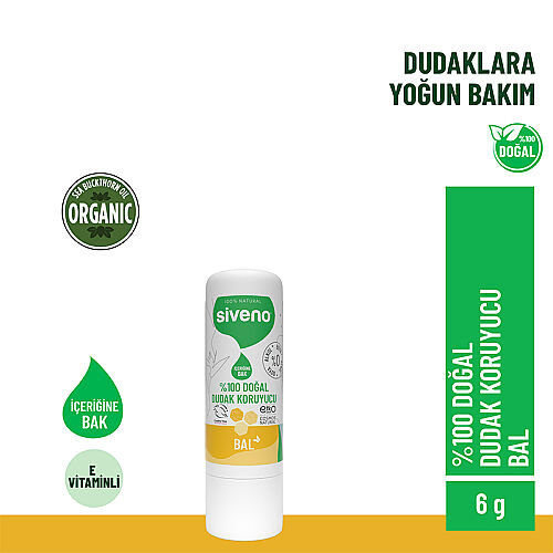 Siveno Doğal Dudak Koruyucu Bal 6 gr - Siveno (1)