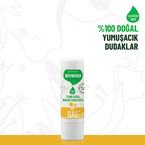 Siveno Doğal Dudak Koruyucu Bal 6 gr - 5