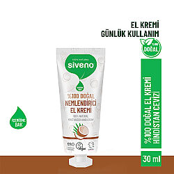 Siveno Doğal El ve Vücut Kremi Hindistan Cevizi Avokado Yoğun Nemlendirici Vegan 30 ml - 2