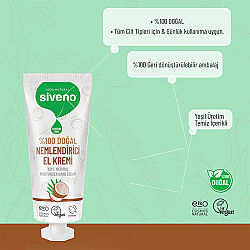 Siveno Doğal El ve Vücut Kremi Hindistan Cevizi Avokado Yoğun Nemlendirici Vegan 30 ml - 5