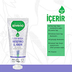 Siveno Doğal El ve Vücut Kremi Lavanta Yoğun Nemlendirici Vegan 30 ml - 4