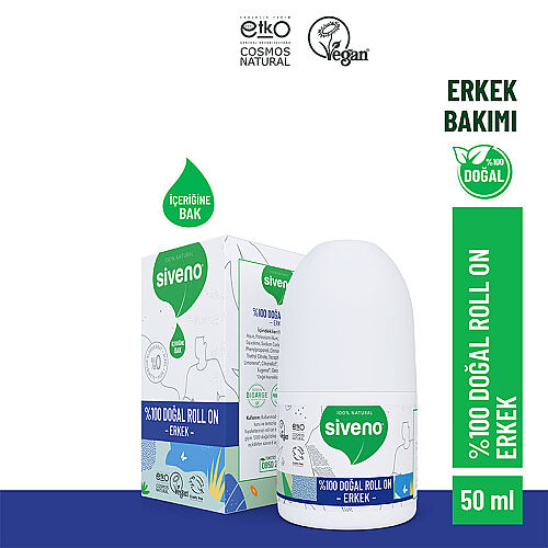 Siveno Doğal Erkekler için Roll-On 50 ml - Siveno (1)