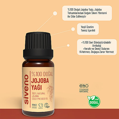 Siveno Doğal Jojoba Yağı 10ml - 3