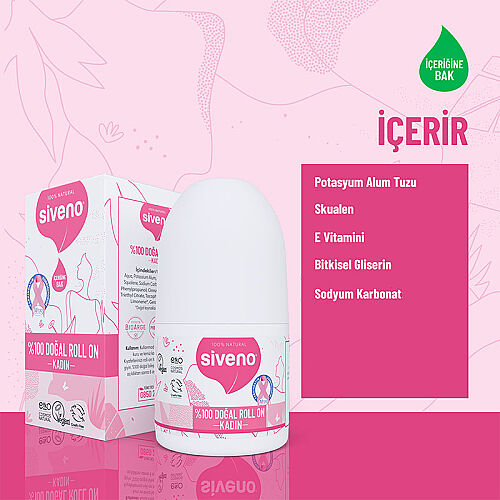 Siveno Doğal Kadınlar İçin Roll-On 50 ml - 3