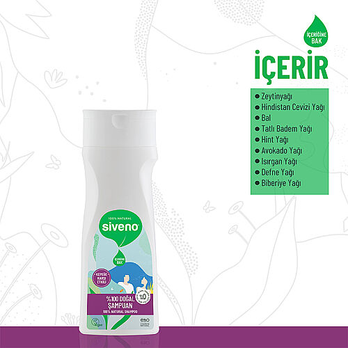 Siveno Doğal Kepeğe Karşı Etkili Şampuan 300 ml - 4