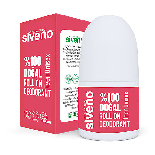 Siveno Doğal Teen Unisex Roll On 50 ml - Siveno