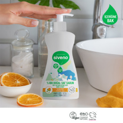 Siveno El ve Vücut İçin Portakal Yağlı Doğal Sıvı Sabun 300 ml - 2