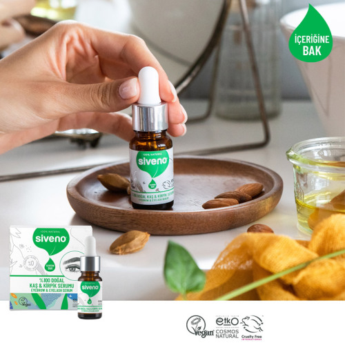 Siveno Kaş ve Kirpik Güçlendirici Doğal Serum 10 ml - 4