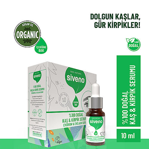 Siveno Kaş ve Kirpik Güçlendirici Doğal Serum 10 ml - Siveno (1)