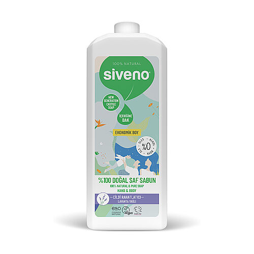 Siveno Lavanta Yağlı Doğal Sıvı Sabun 1L - Siveno