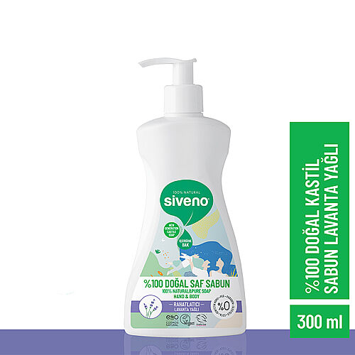Siveno Lavanta Yağlı Doğal Sıvı Sabun 300 ml - Siveno (1)
