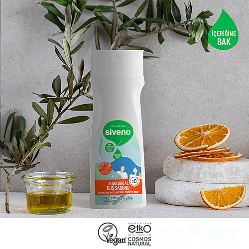 Siveno Portakal Yağlı Doğal Duş Sabunu 300 ml - 4