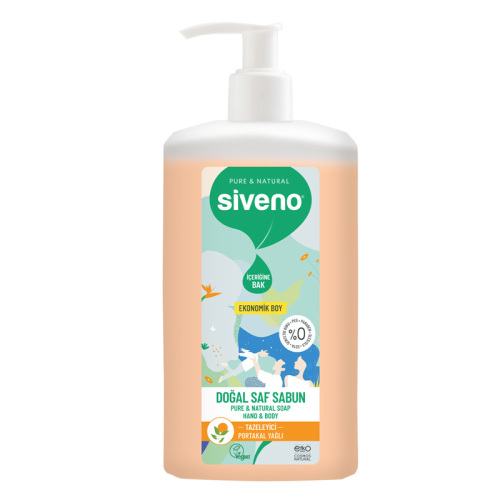 Siveno Portakal Yağlı Doğal Sıvı Sabun 1L - 1