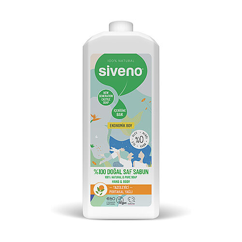 Siveno Portakal Yağlı Doğal Sıvı Sabun 1L - Siveno