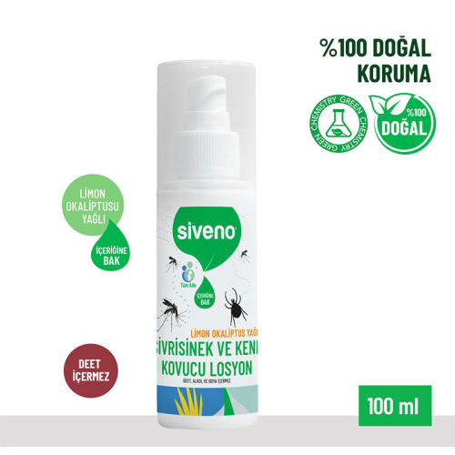 Siveno Sivrisinek ve Kene Kovucu Sprey Losyon 100 ml - 2