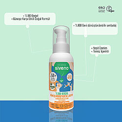 Siveno Tamanu Yağlı Doğal SPF50 Güneş Losyonu 100 ml - 7