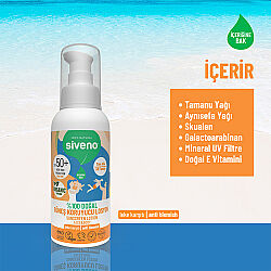 Siveno %100 Doğal Güneş Koruyucu Losyon 100 ml - 3