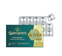 Sjomann’s Biotin 3000 İçeren Takviye Edici Gıda 30 Adet Çiğnenebilir Jel Form - 1