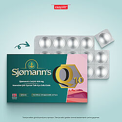 Sjomann’s CoQ10 100 mg İçeren Takviye Edici Gıda 30 Adet Çiğnenebilir Jel Form - EasyVit (1)
