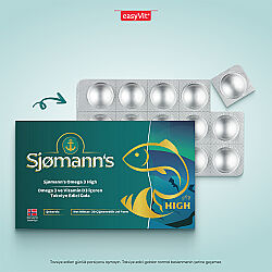 Sjomann’s Omega 3 ve Vitamin D3 İçeren Takviye Edici Gıda 30 Adet Çiğnenebilir Jel Form - 2