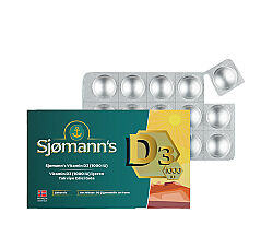 Sjomann’s Vitamin D3 1000 IU İçeren Takviye Edici Gıda 30 Adet Çiğnenebilir Jel Form - 1