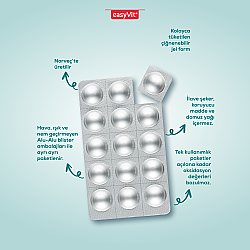 Sjomann’s Vitamin D3 ve K2 İçeren Takviye Edici Gıda 30 Adet Çiğnenebilir Jel Form - 5