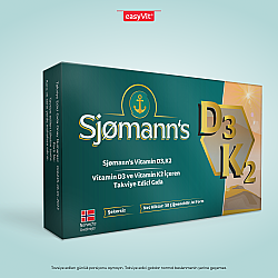 Sjomann’s Vitamin D3 ve K2 İçeren Takviye Edici Gıda 30 Adet Çiğnenebilir Jel Form - 3
