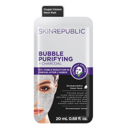 Skin Republic Bubble Purifying + Charcoal Face Mask Sheet 25 ml - 1