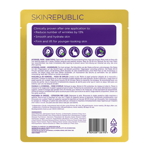 Skin Republic Gold Hydrogel Face Mask Sheet 25 gr - Skin Republic (1)