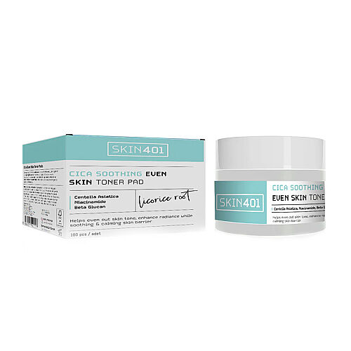 Skin401 Cica Soothing Even Skin Toner Ped 100 pcs - Skin401