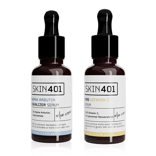 Skin401 Cilt Aydınlatmaya Yardımcı Serum Seti - Skin401