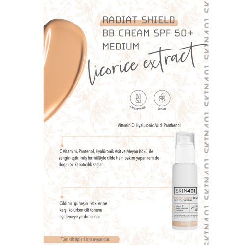 Skin401 Radiant Shield BB Cream Spf 50 Medium 50 ml - 3