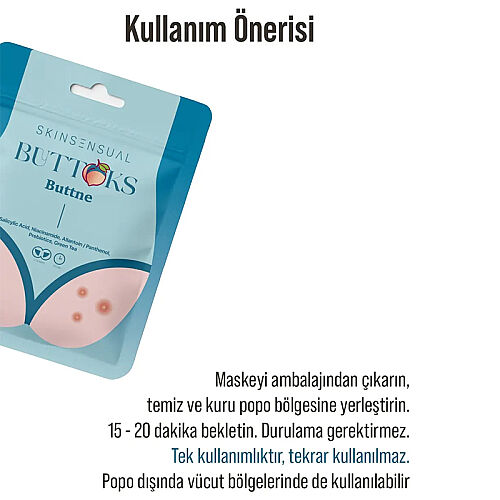 SkinSensual Buttoks Buttne Vücut Maskesi 50 ml - 3