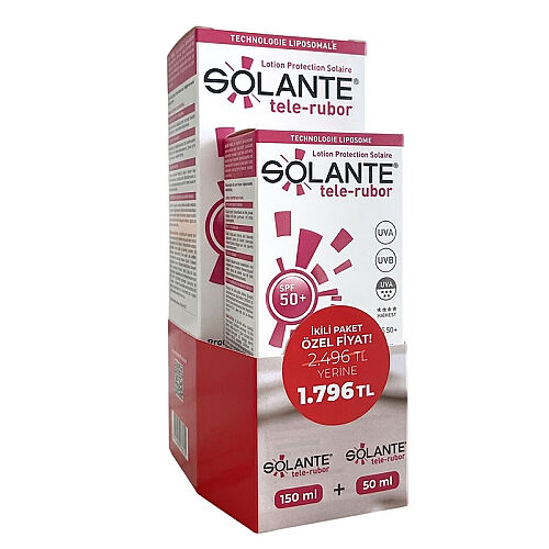 Solante Telerubor Sun Care Lotion İkili Paket - Solante