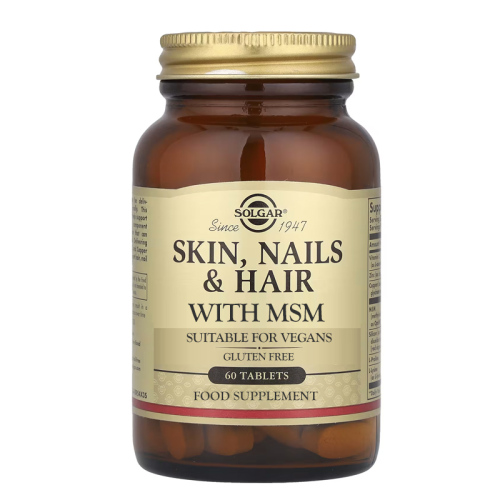 Solgar Formula Skin, Nails Hair With Msm Takviye Edici Gıda 60 Tablet - 1