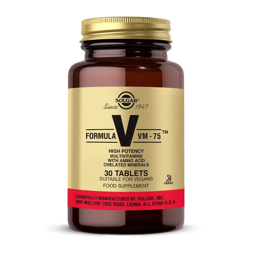 Solgar Formula VM-75 Multivitamin ve Mineral 30 Tablet - Solgar