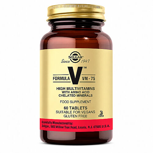 Solgar Formula VM-75 Multivitamin ve Mineral 60 Tablet - Solgar