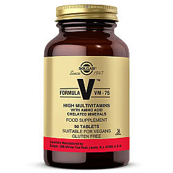 Solgar Formula VM-75 Multivitamin ve Mineral Takviye Edici Gıda 90 Tablet - 1