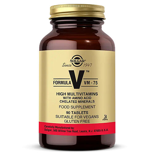 Solgar Formula VM-75 Multivitamin ve Mineral Takviye Edici Gıda 90 Tablet - Solgar