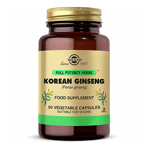Solgar Korean Ginseng Takviye Edici Gıda 50 Kapsül - Solgar