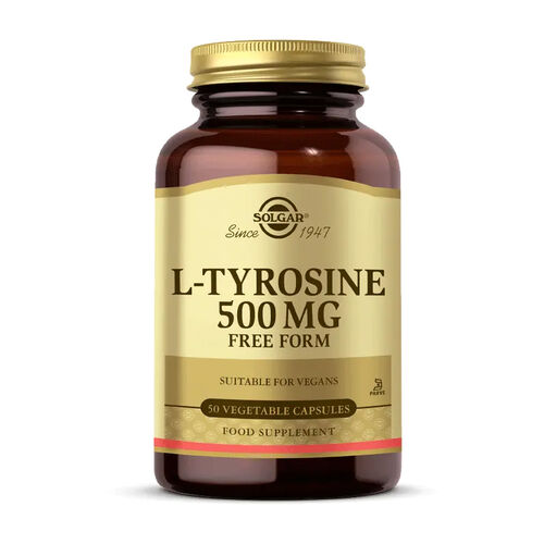 Solgar L-Tyrosine 500 mg Takviye Edici gıdd 50 Kapsül - Solgar