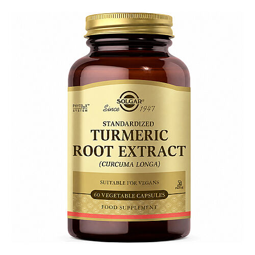 Solgar Turmeric Root Extract Takviye Edici Gıda 60 Bitkisel Kapsül - Solgar