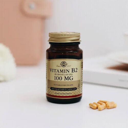 Solgar Vitamin B2 (Riboflavin) 100 Mg 100 Bitkisel Kapsül - Solgar (1)