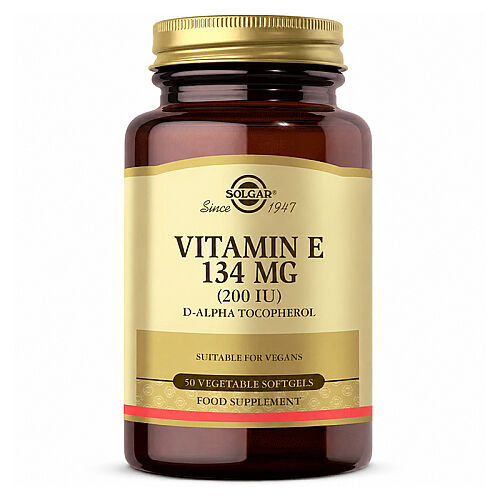 Solgar Vitamin E 200 IU Takviye Edici Gıda 50 Yumuşak Kapsül - Solgar