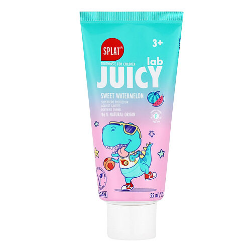 Splat Juicy Lab +3 Yaş Karpuzlu Çocuk Diş Macunu Renkli Simli 50 ml - Splat (1)