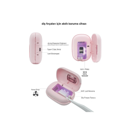 Steriball Diş Fırçaları için Akıllı Koruma Cihazı - Pembe - 5
