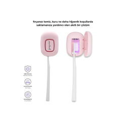 Steriball Diş Fırçaları için Akıllı Koruma Cihazı - Pembe - 6