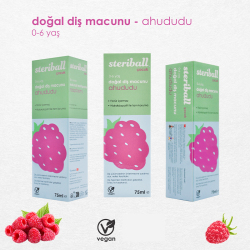 Steriball Doğal Diş Macunu 75 ml - Ahududu - 3