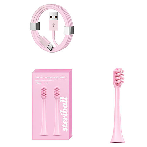 Steriball Elektrikli Diş Fırçası - Pembe - 6